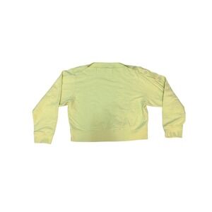 AG Adriano Goldschmied Button Up Sweatshirt Pullover Top‎ Casual Yellow M